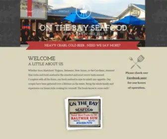 Onthebayseafood.net(Onthebayseafood) Screenshot