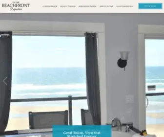 Onthebeachfront.com(Oceanfront Hotel in Lincoln City Oregon) Screenshot