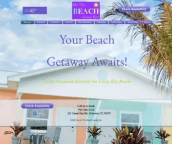 Onthebeachsarasota.com(Accomodations) Screenshot