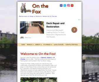 Onthefox.com(Local Fox Valley Restaurants Shops & Events) Screenshot