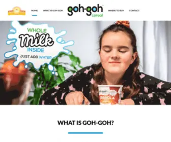 Onthegohgoh.com(Goh-goh cereal) Screenshot