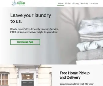 Onthegolaundry.com(On The Go Laundry) Screenshot