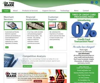 Onthemarkpayments.com(Credit Card Processing Company) Screenshot