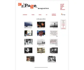 Onthepage.org(On the Page) Screenshot