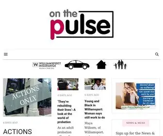 Onthepulsenews.com(Building engagement with community through local news) Screenshot