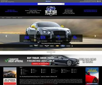 Ontheroadautogroup.com Screenshot