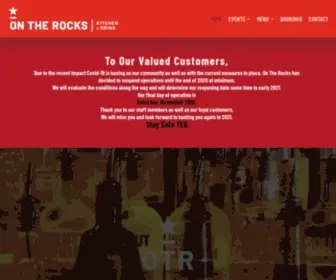 Ontherocksedmonton.com(On The Rocks) Screenshot