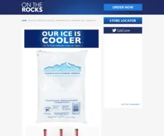 Ontherocksice.com(On The Rocks Ice) Screenshot