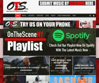 Onthesceneny.com(OnTheSceneNYHome of the Indie Artist) Screenshot