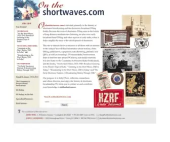 Ontheshortwaves.com(Shortwave History) Screenshot