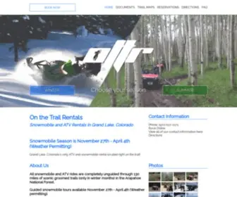 Onthetrailrentals.com(OTTR) Screenshot