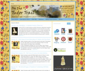 Onthetudortrail.com(Retracing the steps of Anne Boleyn) Screenshot