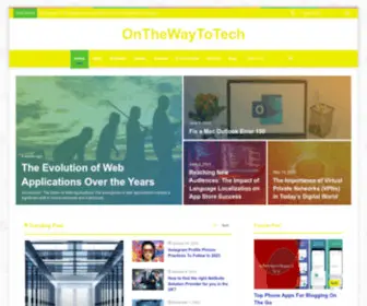 Onthewaytotech.com(Amendment of Modernism) Screenshot