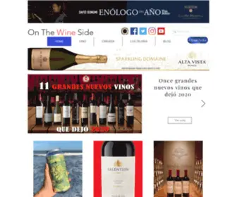 Onthewineside.com.ar(Periodismo de Vinos & Bebidas) Screenshot