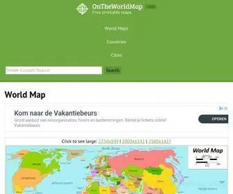 Ontheworldmap.com(World Maps) Screenshot