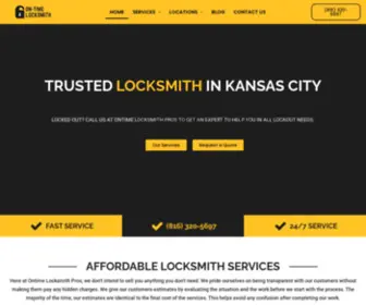 Ontimelocksmith-Kcmo.com(Ontime Locksmith) Screenshot