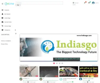 Ontime.net.in(Ontime World Media) Screenshot