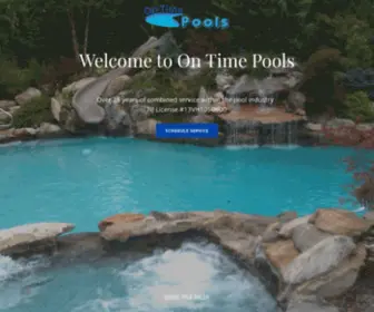 Ontimepools.com(Pool Service) Screenshot