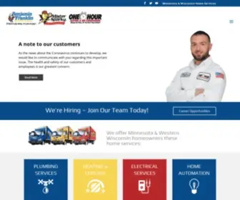 Ontimeservicepros.com(Hastings Plumber) Screenshot