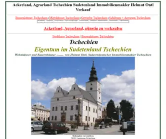 ONTL-TSchechien.de(Tschechien Immobilien Ackerland) Screenshot