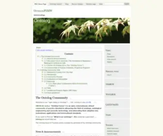 Ontologforum.org(Ontolog Forum) Screenshot