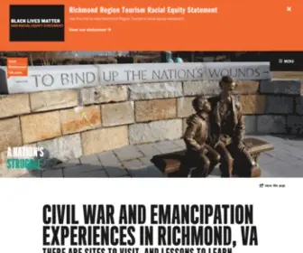 Ontorichmond.com(Civil War Emancipation) Screenshot