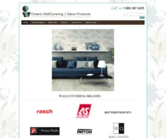 Ontwall.com(Ontario Wallcovering) Screenshot