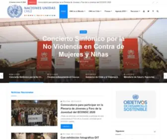 Onu.cl(Sistema de las Naciones Unidas En Chile) Screenshot