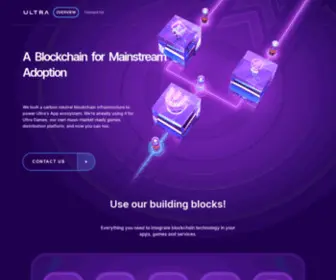 Onultra.io(Ultra’s Blockchain) Screenshot