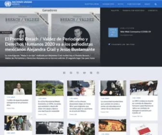 Onu.org.mx(México) Screenshot