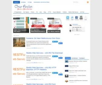 Onurarslan.org(Onur Arslan) Screenshot