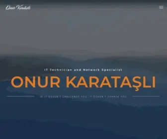 Onurkaratasli.com.tr(Alan adı duraklatılmış) Screenshot