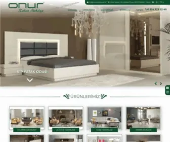 Onurmobilya.com.tr(ONUR MOBİLYA) Screenshot