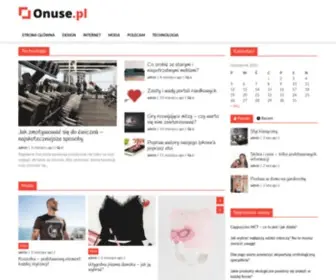 Onuse.pl(Blog ogólnotematyczny) Screenshot