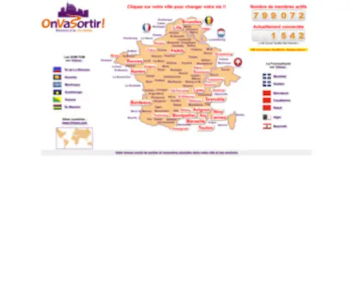 Onvasortir.com(On Va Sortir) Screenshot