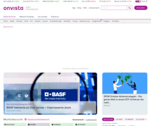 Onvista.de(Börse und Kurse) Screenshot
