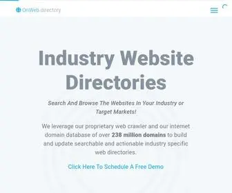 Onweb.directory(Industry Website Directories) Screenshot