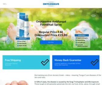 Onycosolveofficial.com(Onycosolve Antifungal Foot&Nail Spray) Screenshot