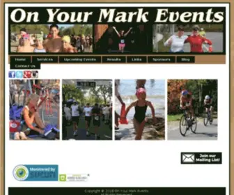 Onyourmarkevents.com(Race Timing & Management Services) Screenshot