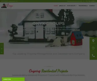 Onyx-Groups.com(Top Leading Property Management and Development Company) Screenshot