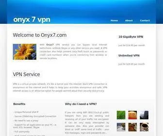 Onyx7.com(OpenVPN secure Internet browsing) Screenshot