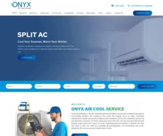 Onyxaircool.com(AC Service in Mumbai) Screenshot