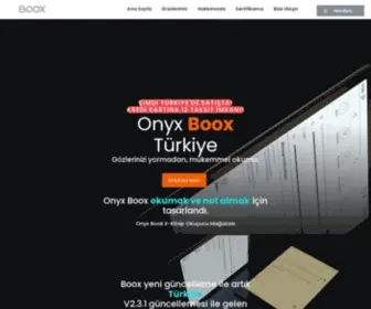 Onyxboox.com.tr(Onyx Boox Türkiye) Screenshot