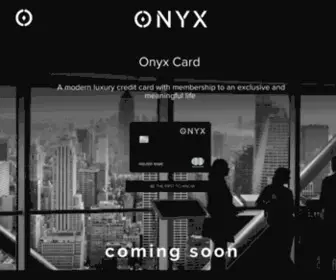 Onyxcard.io(Home) Screenshot