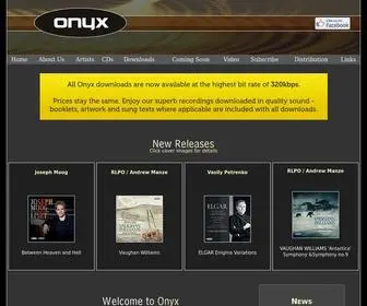 Onyxclassics.com(Onyx Classics) Screenshot