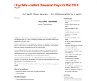 Onyxmac.com(Onyx Mac) Screenshot