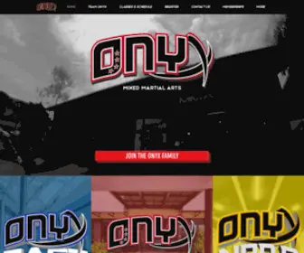 Onyxmma.com(Onyx MMA Singapore) Screenshot