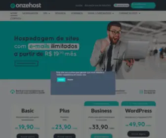 Onzehost.com.br(Hospedagem de Sites) Screenshot