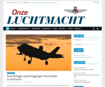 Onzeluchtmacht.nl(KNVOL) Screenshot