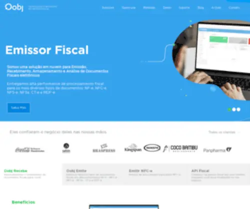 OOBJ.com.br(Somos especialistas em Software de Gestão Fiscal) Screenshot